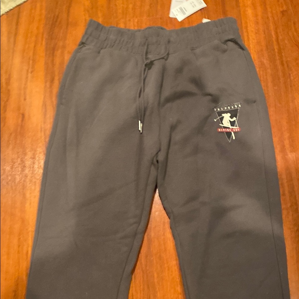 Abercrombie & Fitch Gray Sweatpants with Drawstring Waist